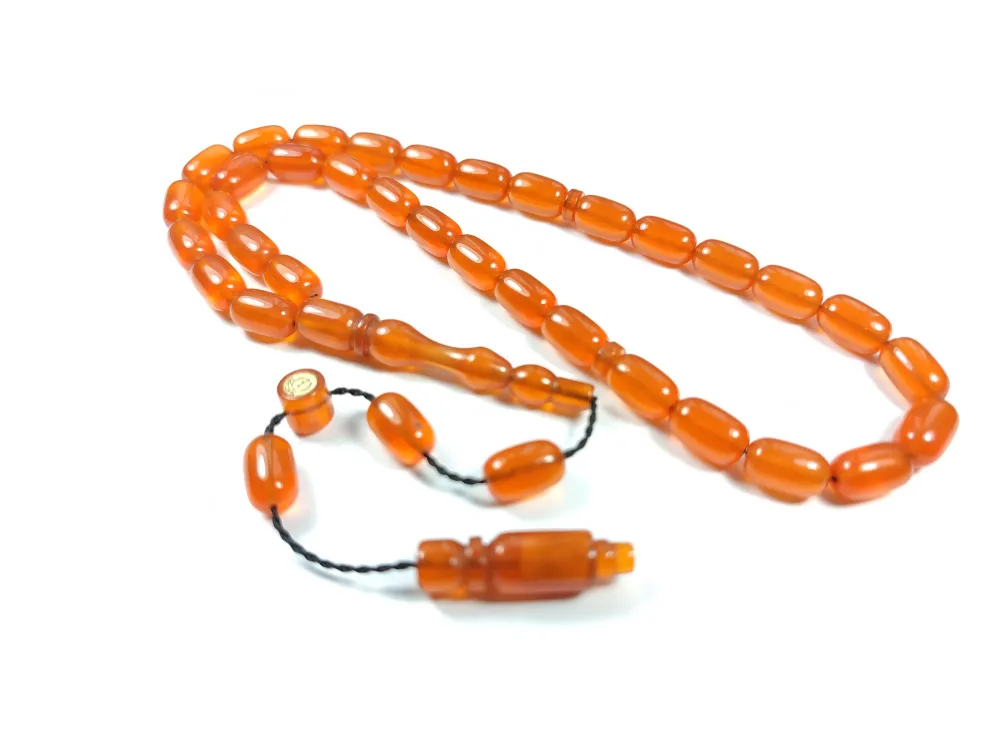 Hayyani̇ Usta İşi̇ İmzalı Mühürlü Zar Kehri̇bar küçük resim 2