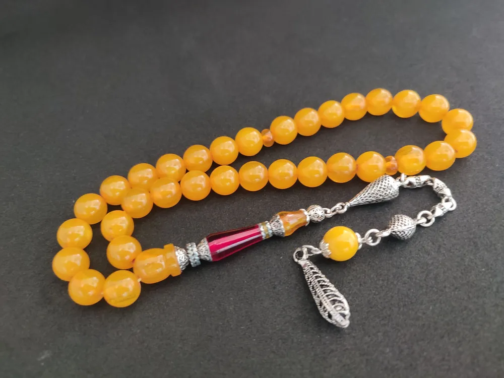 925 Ayar Gümüş Nakkaş Çi̇ft Kat Torna Çi̇ft Ci̇lalı Sıkma Kehri̇bar küçük resim 3