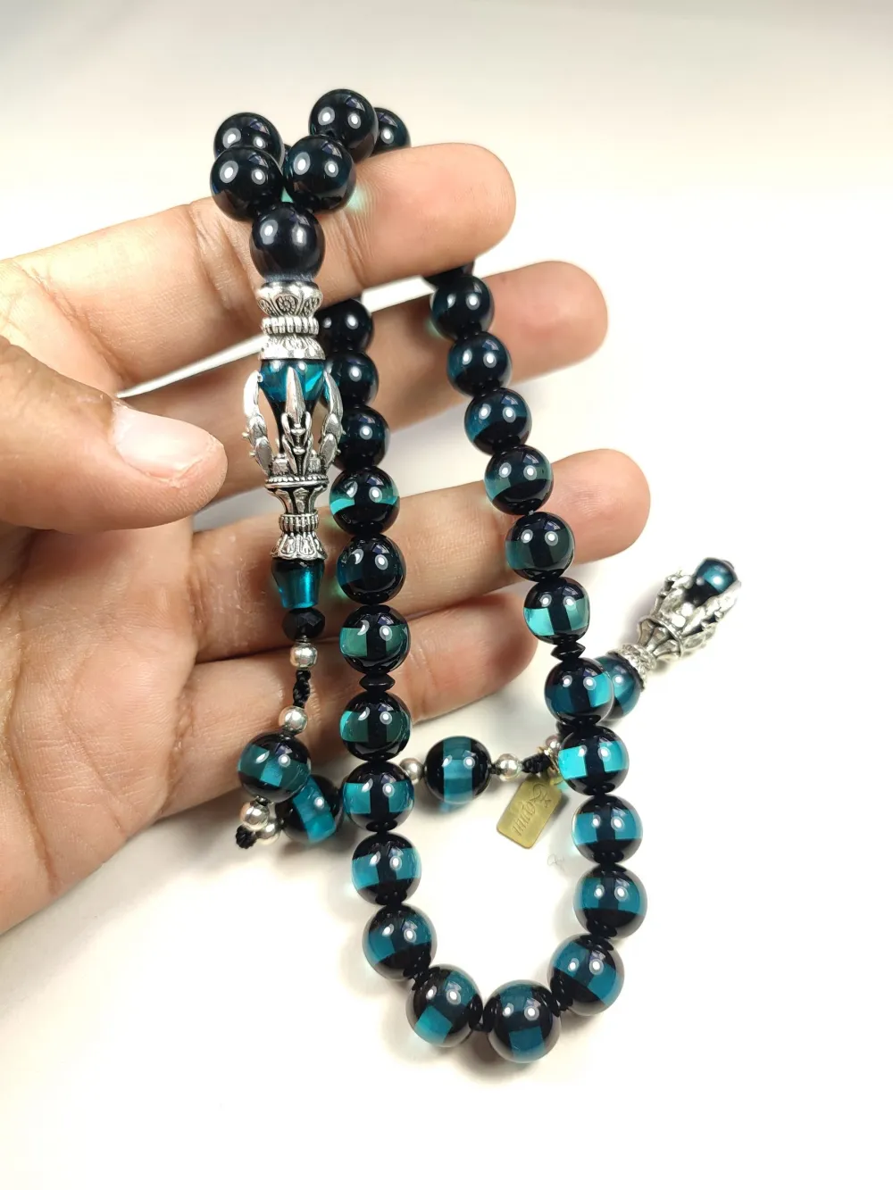 Zeyn Usta İmzalı Bronz Nakkaş İmame Hi̇tame Pençe Model Sıkma Kehri̇bar küçük resim 5