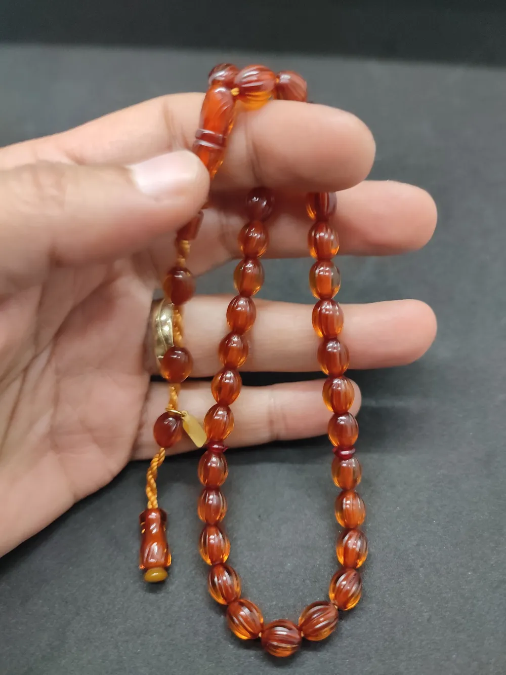 Dabbas Usta Eseri̇ El Boy Ful Kalem Oyma Ateş-İ Kehri̇bar küçük resim 4