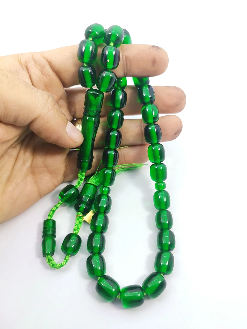 Junai̇d Hasan Usta Eseri̇ Eski̇ Usul 12 Kat İpe Di̇zi̇li̇ Çi̇ft Zımpara Ci̇ft Ci̇la Necef küçük resim 5