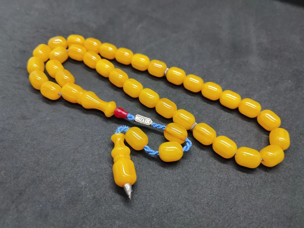 Zeyzun Usta Eseri̇ (İmza Çi̇vi̇ Ara Pulları Gümüş) Sıkma Kehri̇bar küçük resim 3