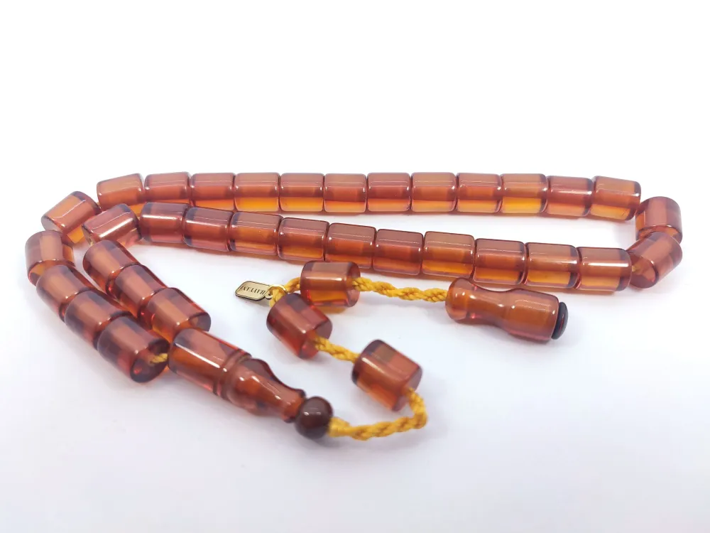 Hayyani̇ Usta Eseri̇ İmzalı Mühürlü Dönem Osmanlısı Ateş-İ Kehri̇bar küçük resim 2