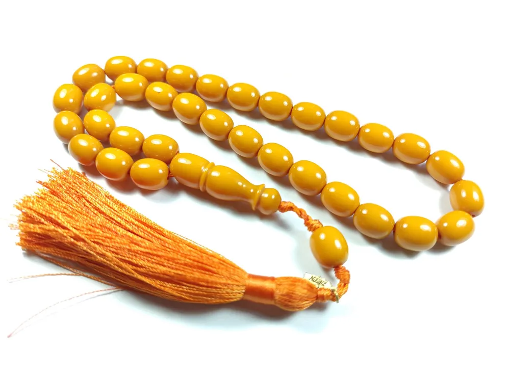 Ebu Zeyn Usta İşi̇ İmzalı Mühürlü Sıkma Kehri̇bar küçük resim 3