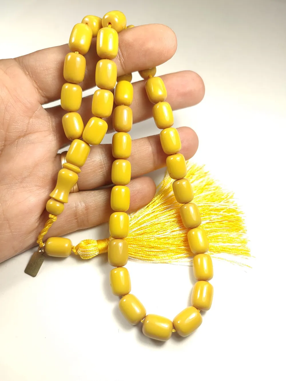 Ebu Zeyn Usta İşi̇ İmzalı Osmanlı Torunu Sıkma Kehri̇bar küçük resim 4