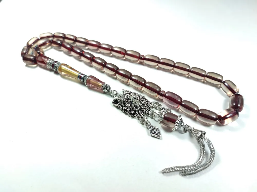 Gümüş Kaplama Püsküllü  Gümüş Nakkaş İmame Necef küçük resim 2