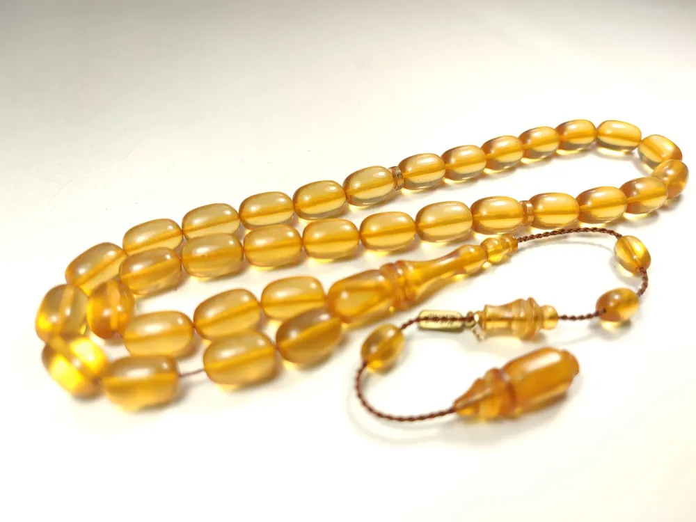 Mehmet Mercan Usta Eseri̇ İmzalı Aykırı Renk Ateş Kehri̇bar