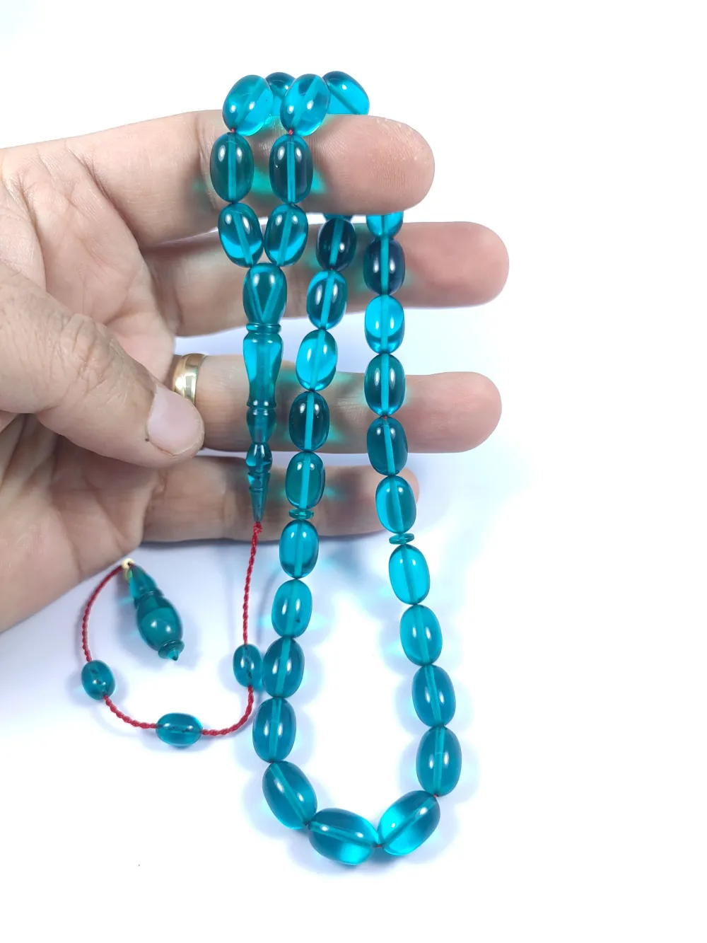 Mehmet Arıcı Usta Eseri̇ 0.6 Mm Deli̇m Çi̇ft Zımpara Çi̇ft Ci̇lalı Ateş-İ Kehri̇bar küçük resim 4