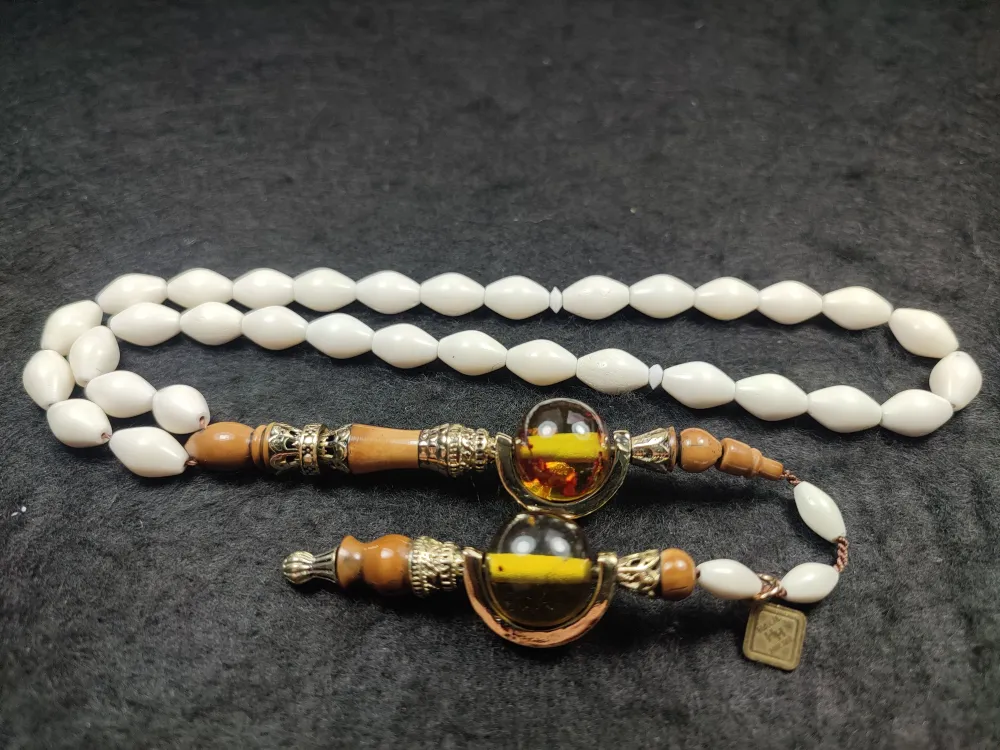 Başka Yerde Yok Hali̇l Hi̇lmi̇ Usta İşi̇ İmame Özel Gümüş Nakkaş Deve Kemi̇ği̇ küçük resim 2