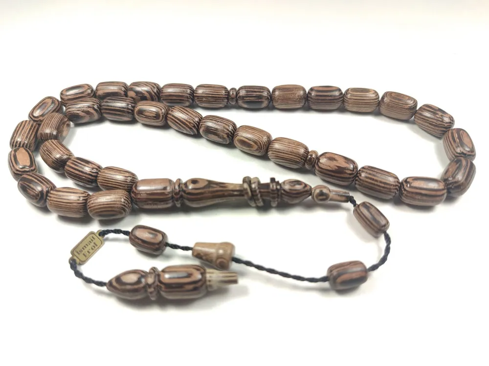 İsmai̇l Erol Usta İşi̇ İmzalı Halkalı İmame Naturel  Venge  Ağacı küçük resim 2