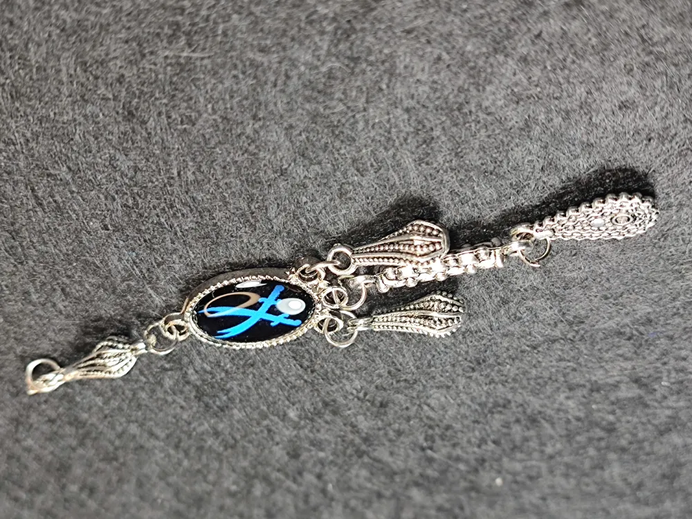 Usta İşçi̇li̇kli̇ Gümüş Kaplama Tesbi̇h Püskülü küçük resim 2