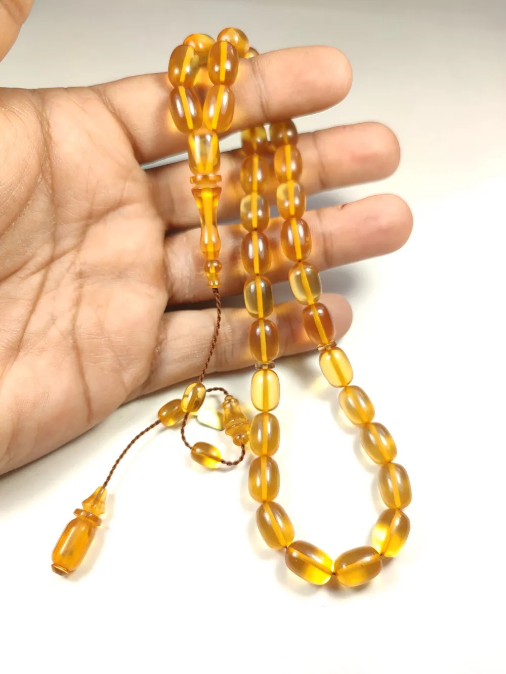 Mehmet Mercan Usta Eseri̇ İmzalı Aykırı Renk Ateş Kehri̇bar küçük resim 4