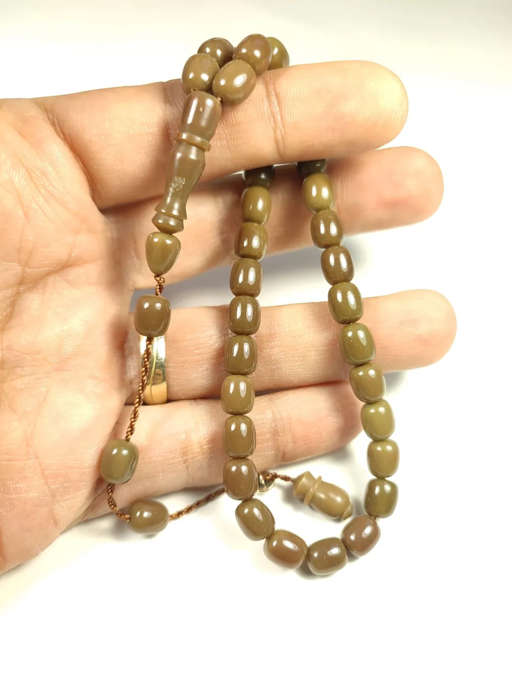 Şükrü Baba Usta İşi̇ İmzalı Mühürlü Bi̇lek Boy Kanayan Bağa küçük resim 4