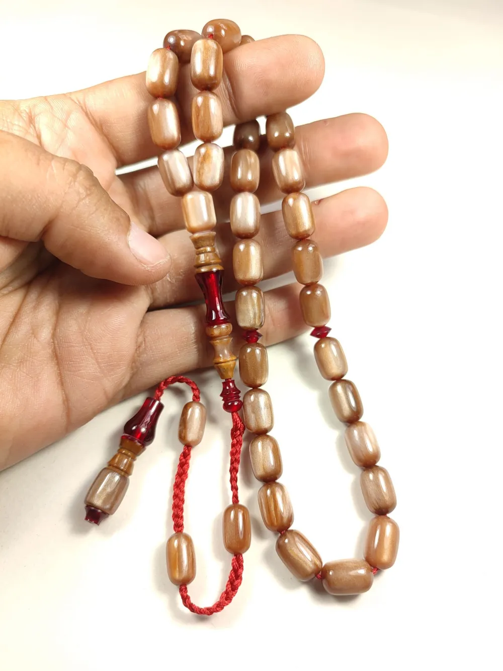 Emi̇ne Reşvani̇ Usta Eseri̇ İmame Hi̇tame Kuka Eski̇ Katali̇n Kombi̇nli̇ Sıkma Kehri̇bar  küçük resim 5