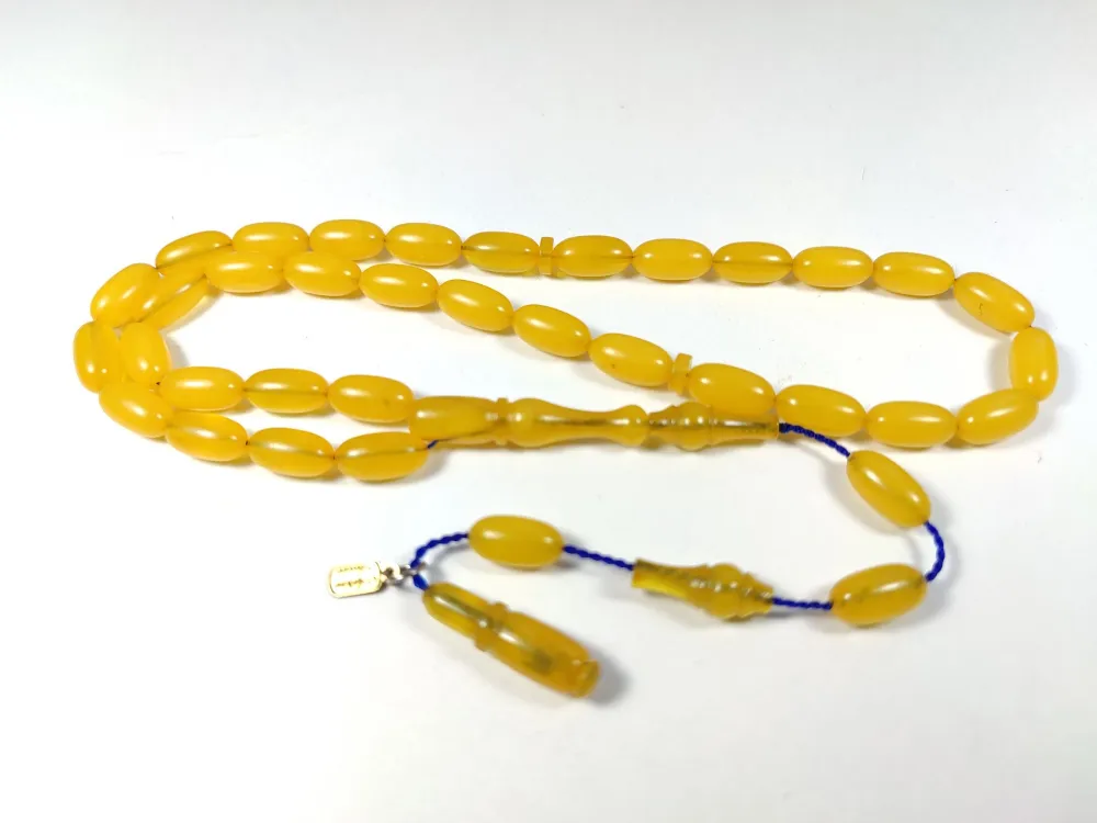 Ayhan Turan Usta İşi̇ İmzalı 0.6 Mi̇li̇m Şeffaf Deli̇m Sıkma Kehri̇bar küçük resim 3