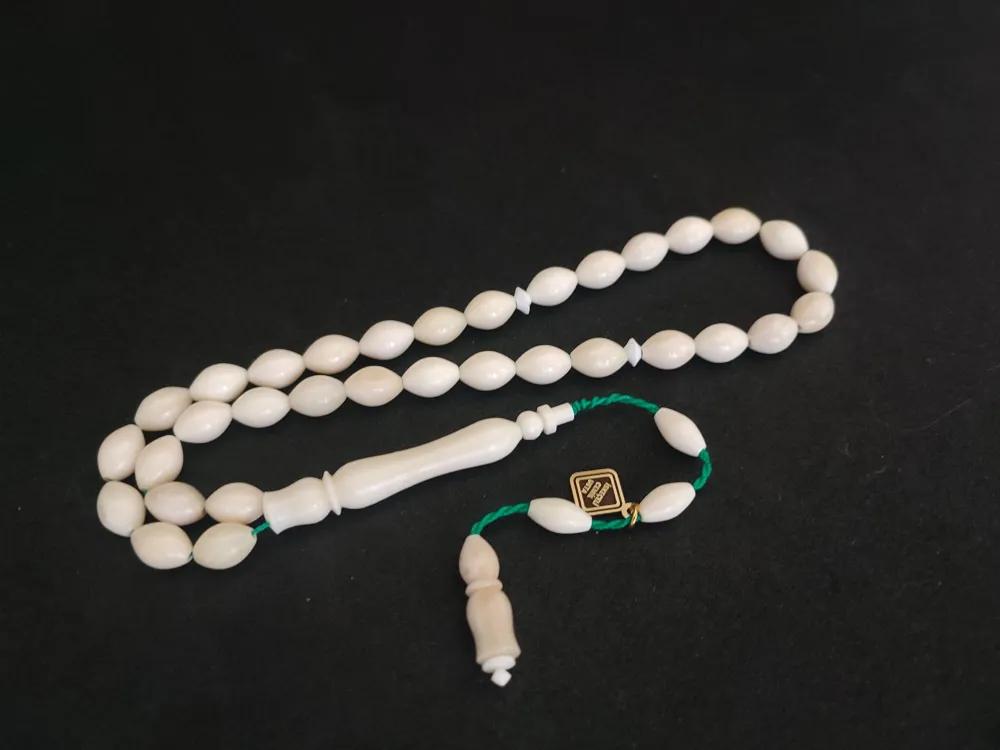 İskeçeli̇ Cemi̇l Usta Eseri̇ Mevlevi̇ Model Naturel Bali̇na Kemi̇ği̇ küçük resim 3