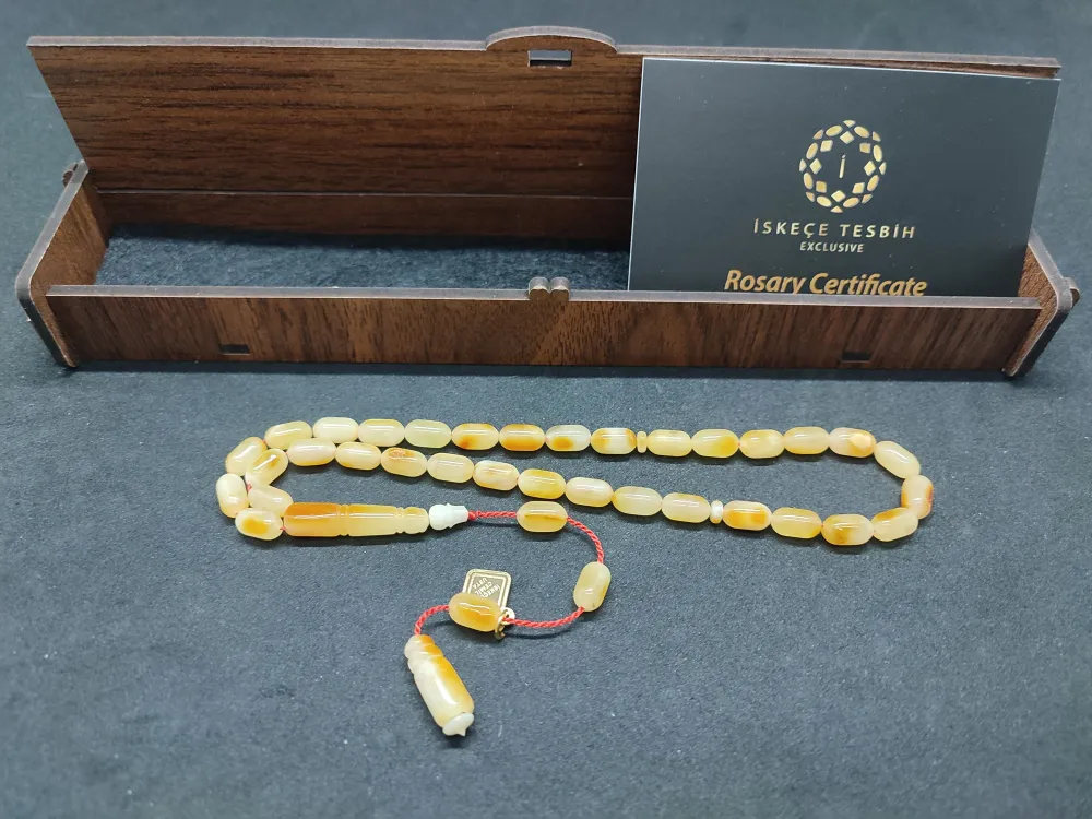 Ahşap Kutulu İskeçeli̇ Cemi̇l Usta Esri̇   8.50 Gr. Rus Kaya Damla küçük resim 2