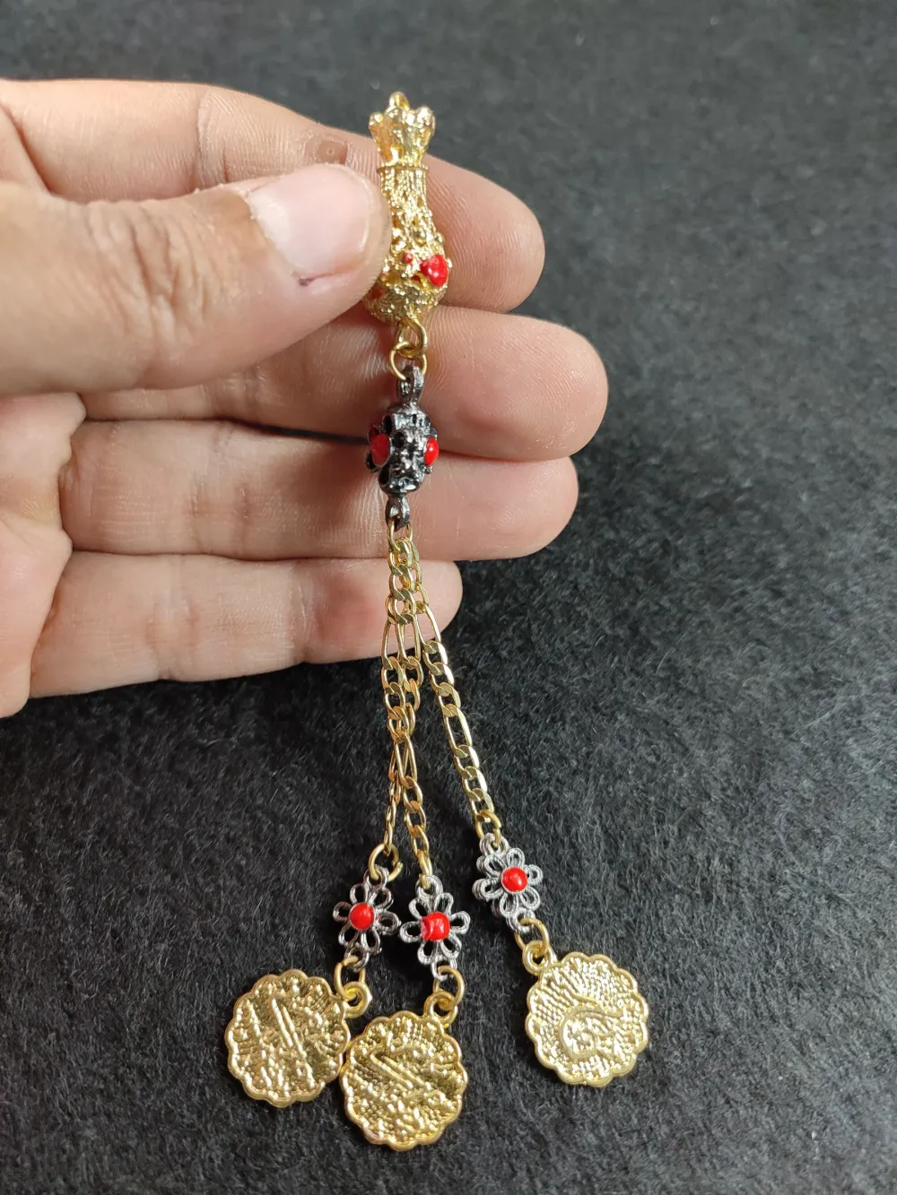 Alman Gümüş Tesbi̇h Püskülü küçük resim 3