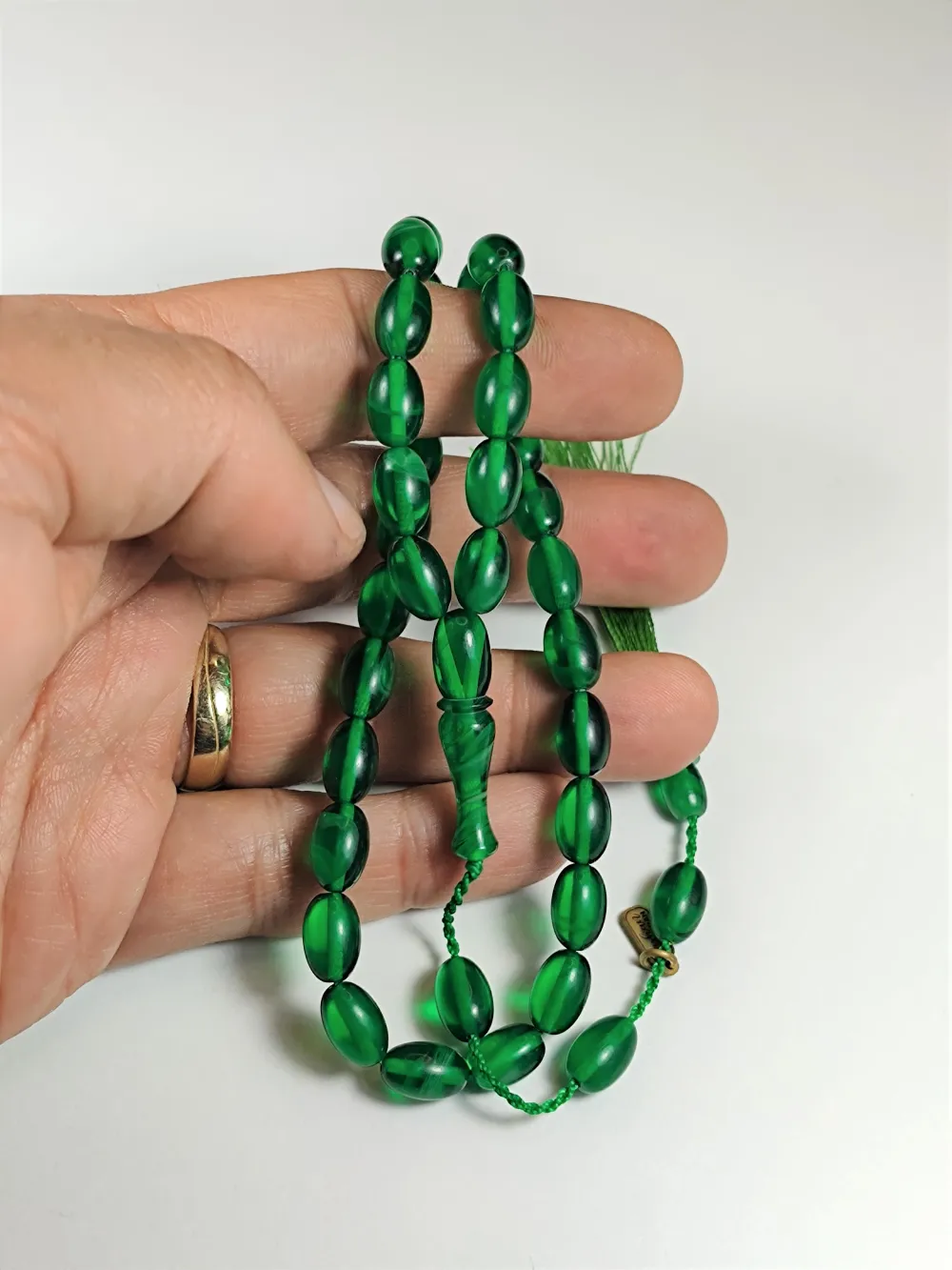 Ayhan Turan Usta İşi̇ İmzalı Mühürlü Sıkma Kehri̇bar küçük resim 4