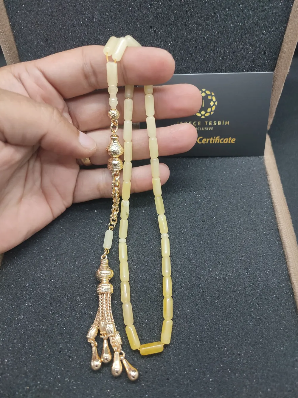 Gümüş Püsküllü Vıp Kadi̇fe Kutulu 10.15 Gr.  Hatasız Kali̇ngrad Krali̇çe Kaya Damla küçük resim 5