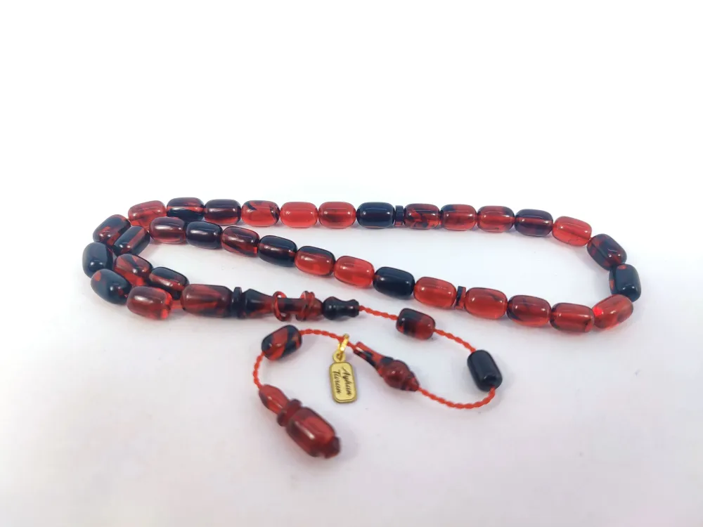 Ayhan Turan Usta Eseri̇ 0.6 Mm Deli̇m Halkalı İmame Tam El Boy Ateş-İ Kehri̇bar küçük resim 2