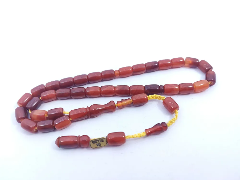 İsa Balkaya Eseri̇ Koni̇k Deli̇m(Eski̇ Usul) 12 Kat İpe Di̇zi̇li̇ Eski̇ Sıkma Kehri̇bar