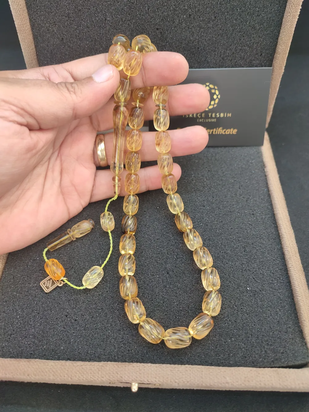 İskeçeli̇ Cemi̇l Usta Eseri̇ Vıp Kutulu 30.25 Gr. Kalem Oyma Ukrayna Damla Kaya küçük resim 4