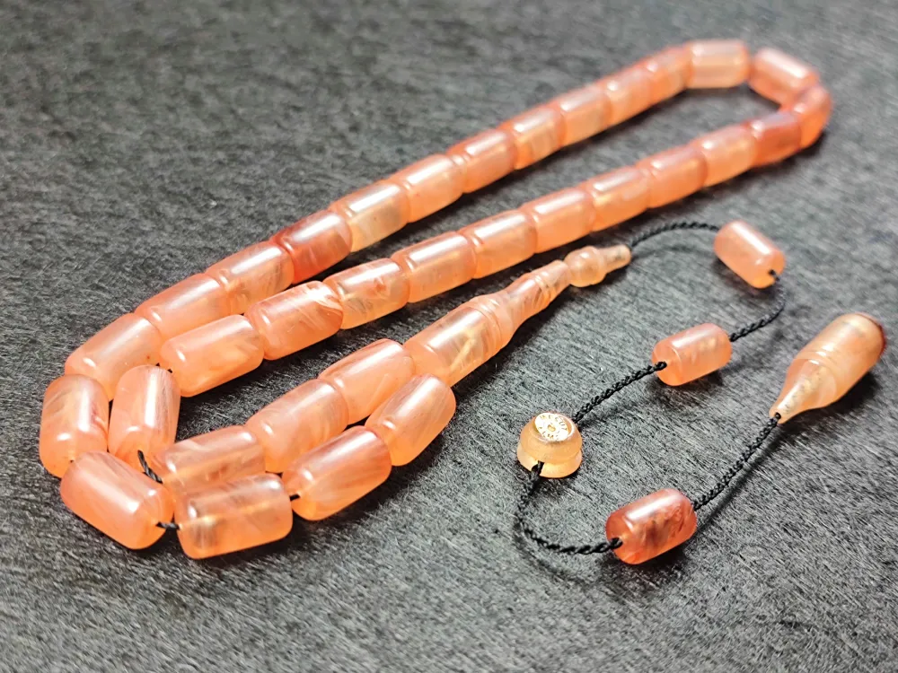 Mesut Elma Usta İşi̇ İmzalı Mühürlü  Sıkma Kehri̇bar