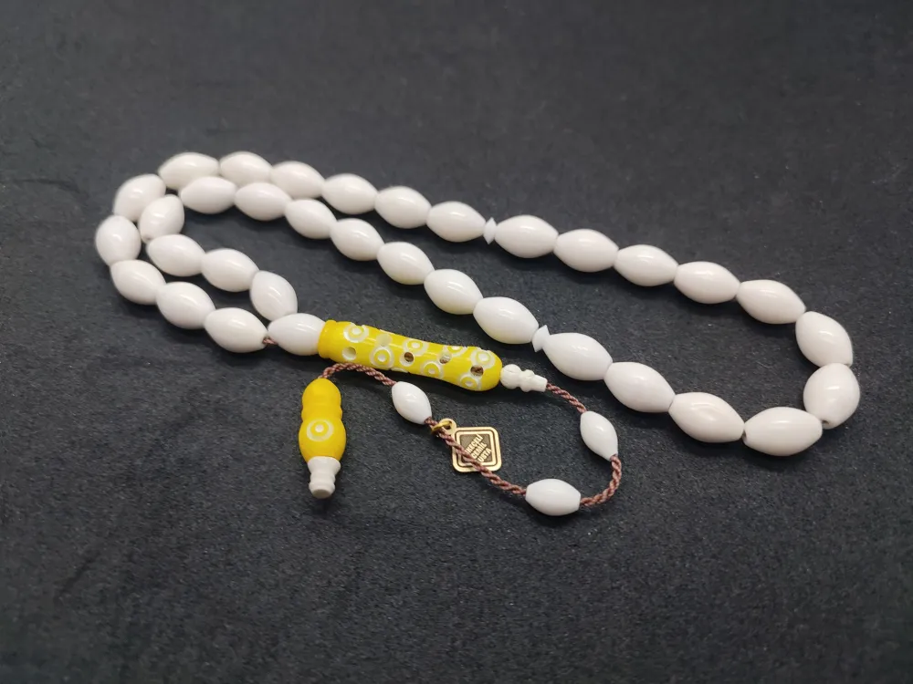 İskeçeli̇ Cemi̇l Usta Eseri̇ İmame Hi̇tame Kalem Oyma Deve Kemi̇ği̇ küçük resim 3