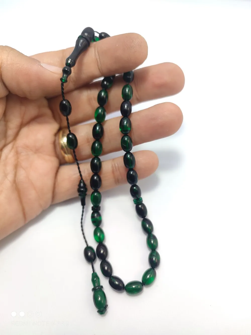 Darabacı Abdullah Usta Eseri̇ El Boy 3 Kat Ci̇lalı Sıkma Kehri̇bar küçük resim 4