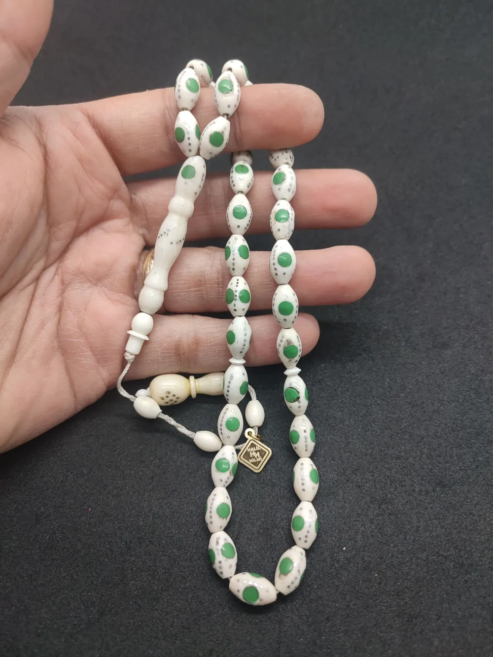 İskeçeli̇ Cemi̇l Usta Eseri̇ Bronz Çakımlı Mi̇neli̇  Deve Kemi̇ği̇ küçük resim 4