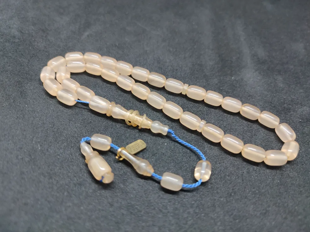 Uğur Şener Usta Eseri̇ İmame Halkalı Çi̇ft Kat Ci̇lalı Sıkma Kehri̇bar