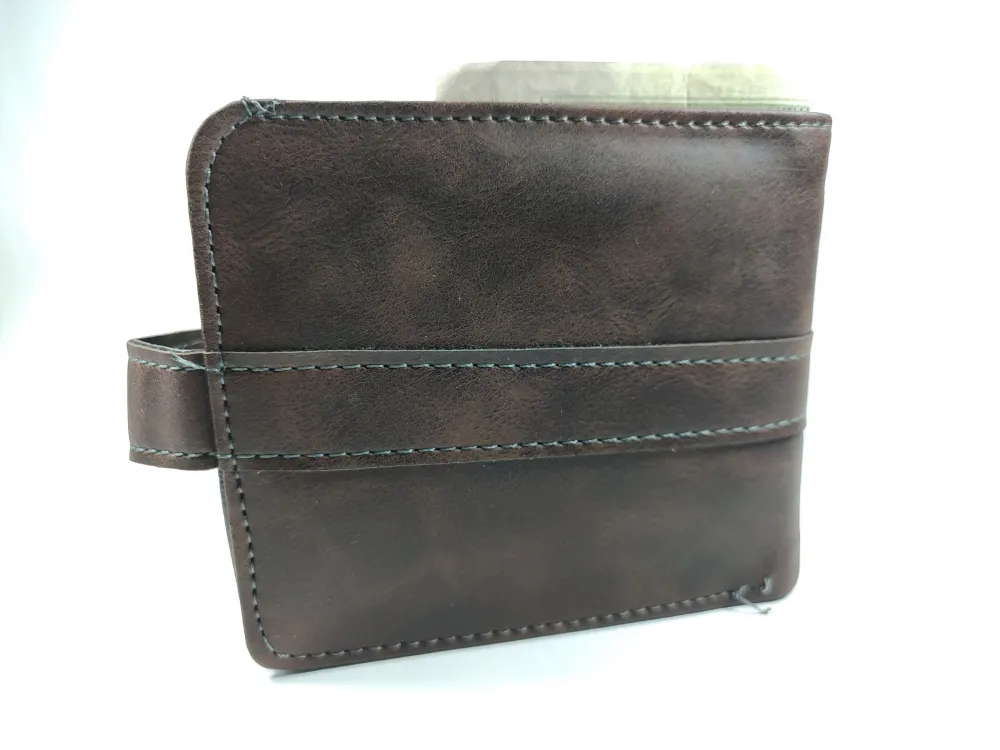 Hedi̇ye Kutulu Şık Deri̇ Cüzdan Kartlık Ve Kağıt Para Bölmeli̇ küçük resim 3