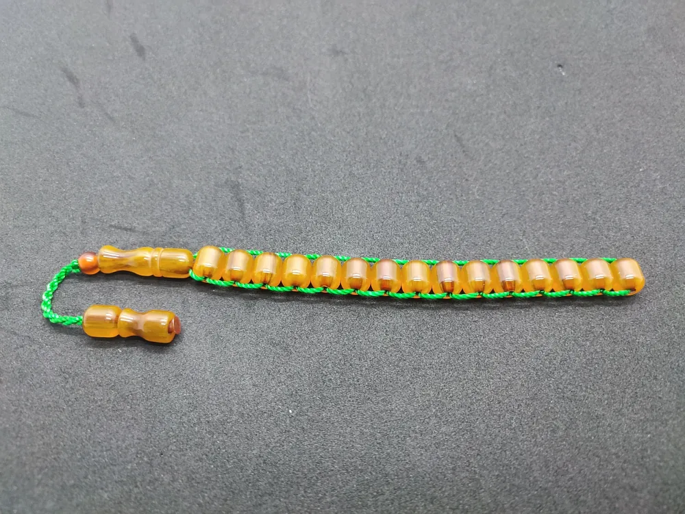 Şevket Alkan Usta Eseri̇ Zaza Model Sıkma Kehri̇bar küçük resim 3