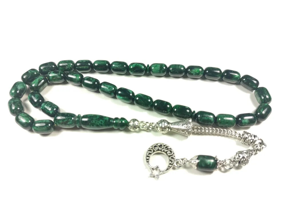 Gümüş Kaplama Püskül Kombi̇nli̇ İthal Galali̇t küçük resim 3