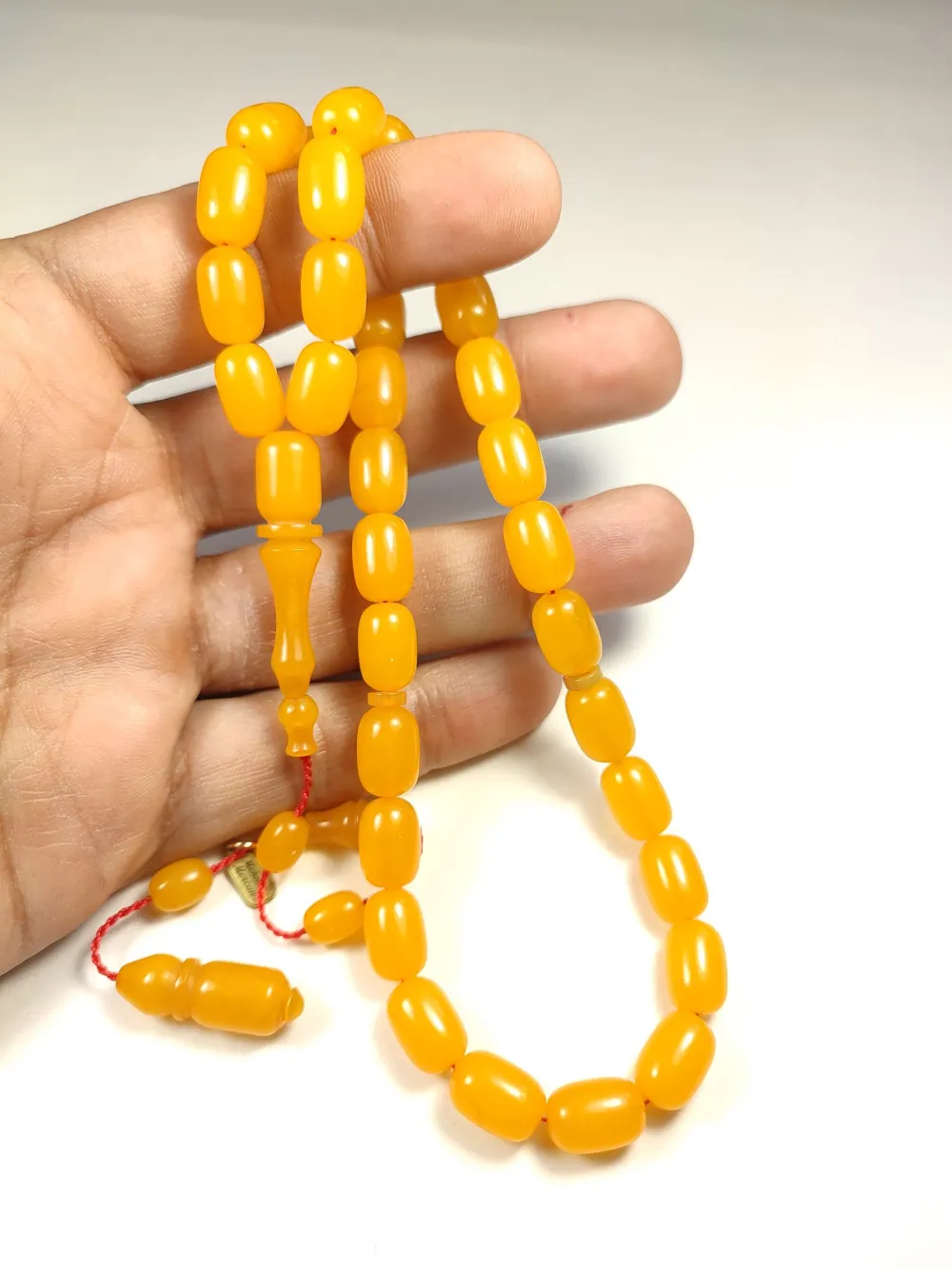 Mehmet Mercan Usta Eseri̇ İmzalı Aykırı Renk Sıkma Kehri̇bar küçük resim 5