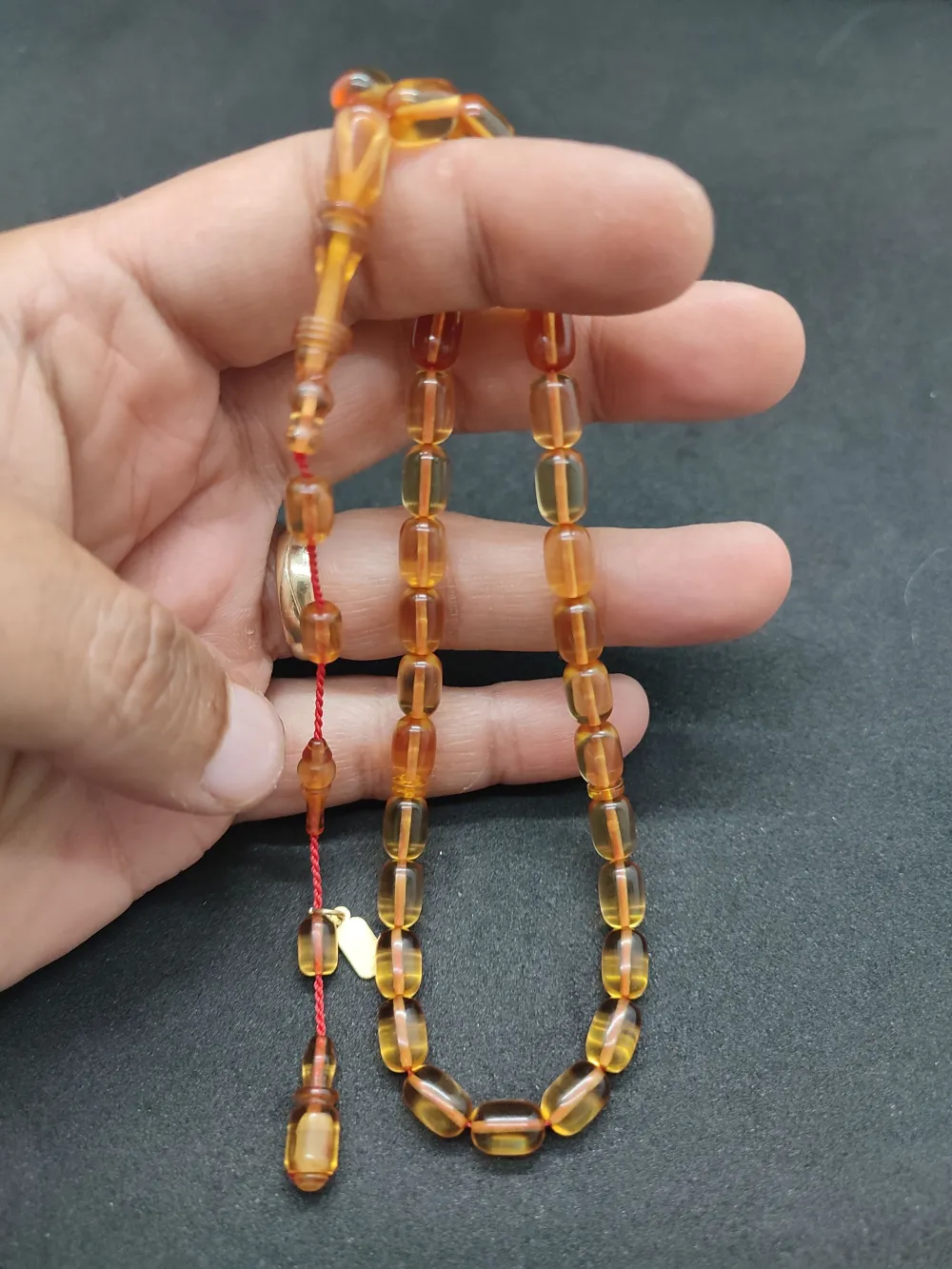 Furkan Gül Usta Eseri̇ El Boy İmame Halkalı Sıkma Kehri̇bar küçük resim 4