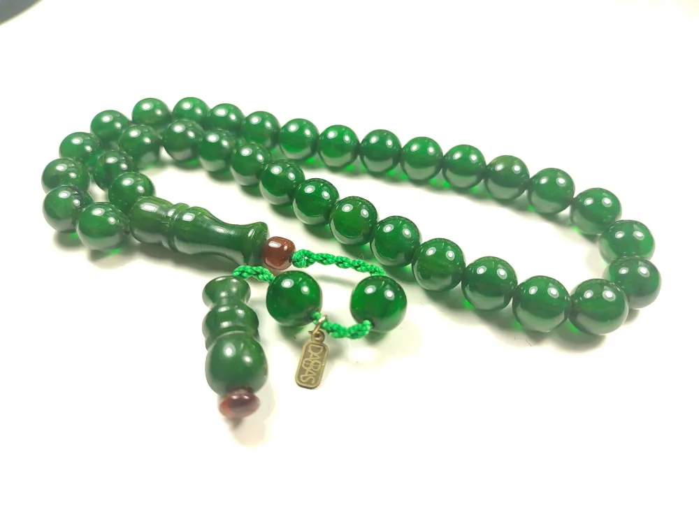 Muhammed Dabbas Usta İşi̇ İmzalı Sıkma Kehri̇bar küçük resim 2