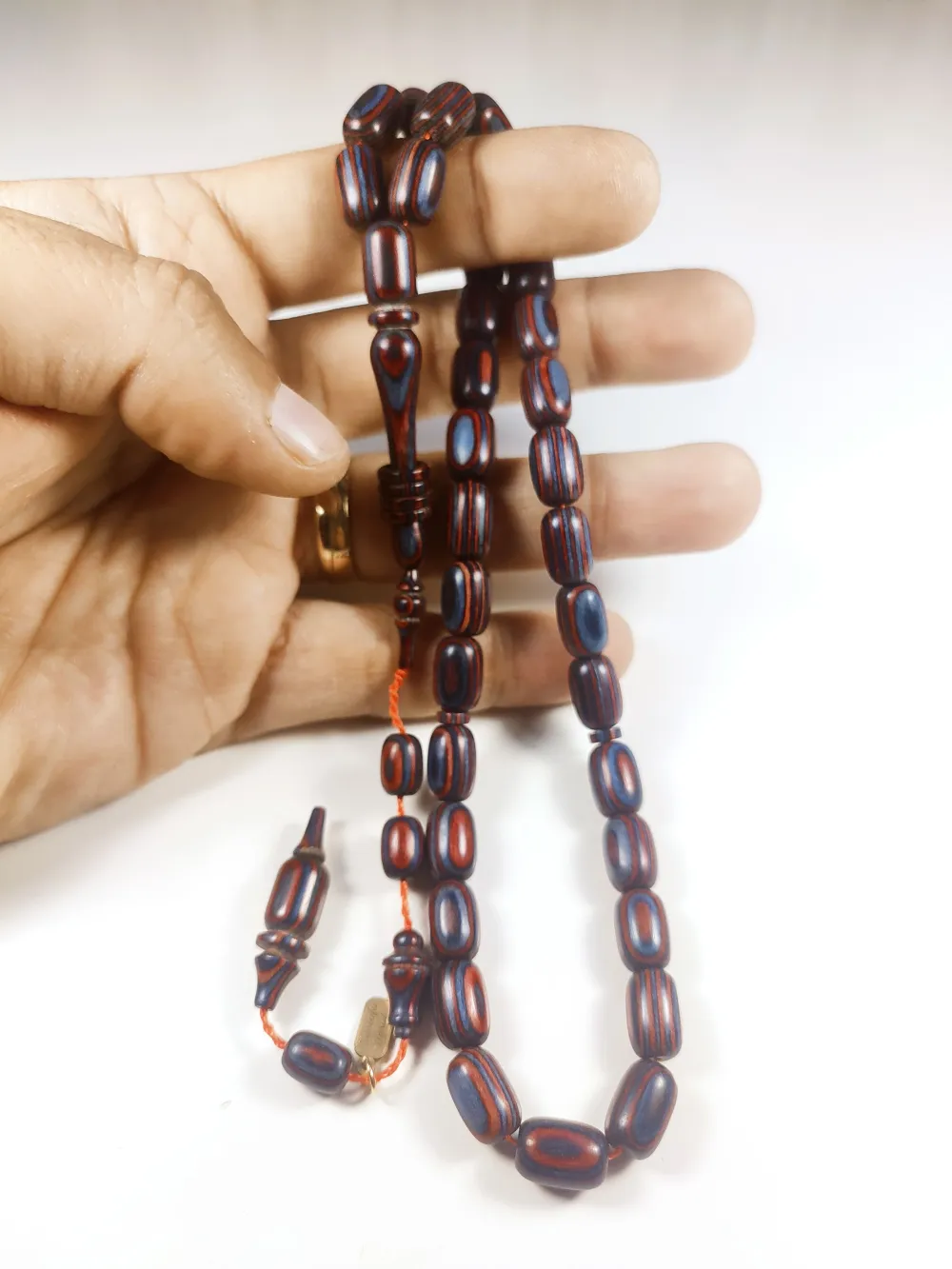 Hali̇l Hi̇lmi̇ Usta İşi̇ İmzalı Halkalı Nadi̇r Tür Nadi̇r Renk Doğal Kafur Ağacı küçük resim 4