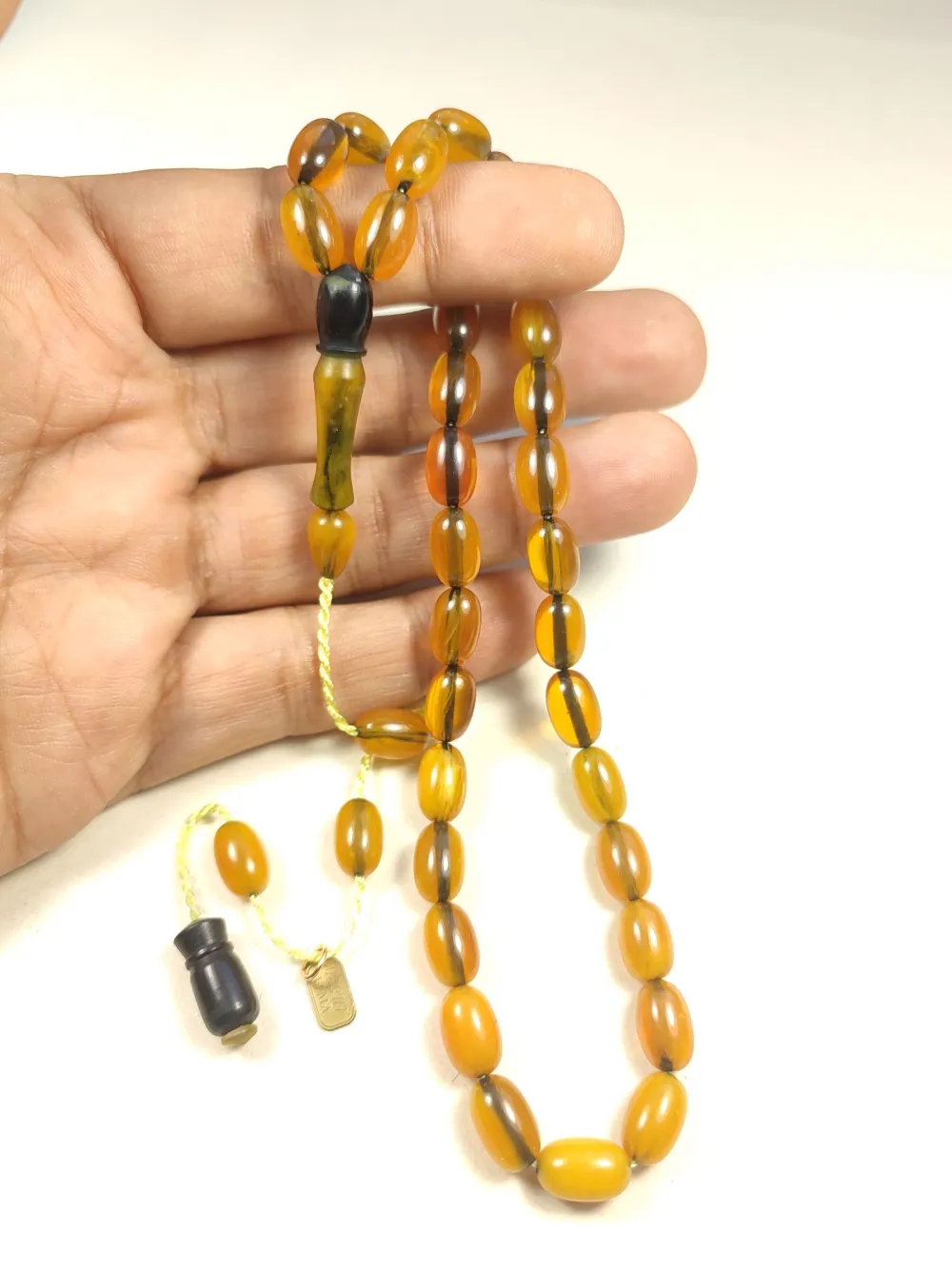 Mesut Elma Usta Eseri̇ İmzalı Kondüsyon Hari̇kası Sıkma Kehri̇bar küçük resim 4