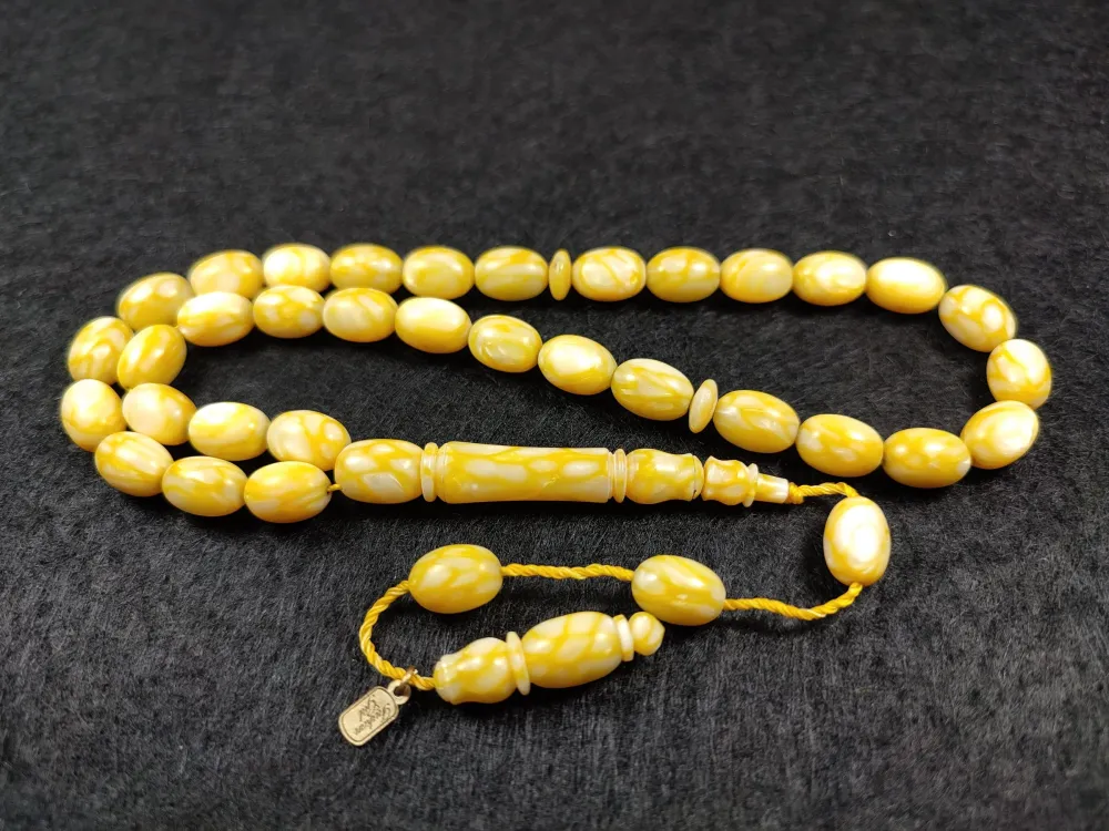 Furkan Gül Usta İşi̇ İmzalı Mühürlü Fransız  Galali̇t küçük resim 3