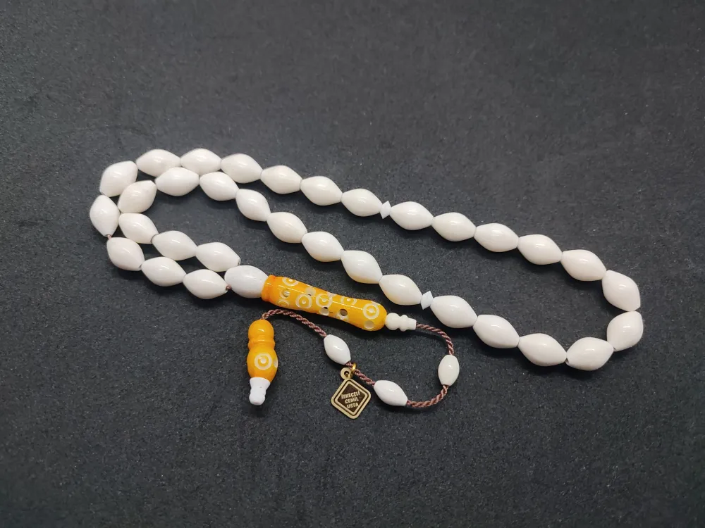 İskeçeli̇ Cemi̇l Usta Eseri̇ İmame Hi̇tame Kalem Oyma Deve Kemi̇ği̇