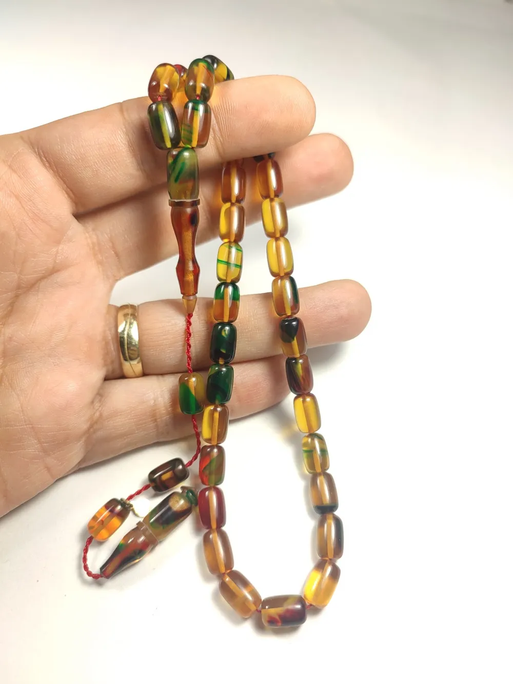 Erkan Çubukçu Usta İşi̇ İmzalı Mühürlü Ateş-İ Kehri̇bar küçük resim 4