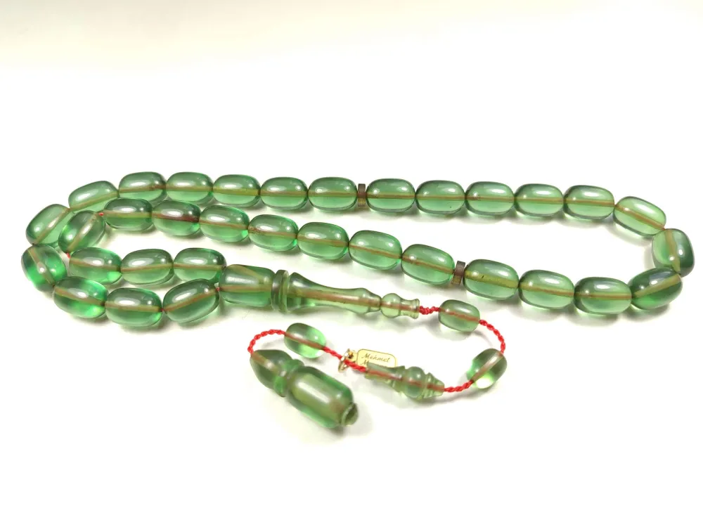 Mehmet Mercan Usta Eseri̇ İmzalı Aykırı Renk Ateş Kehri̇bar küçük resim 3