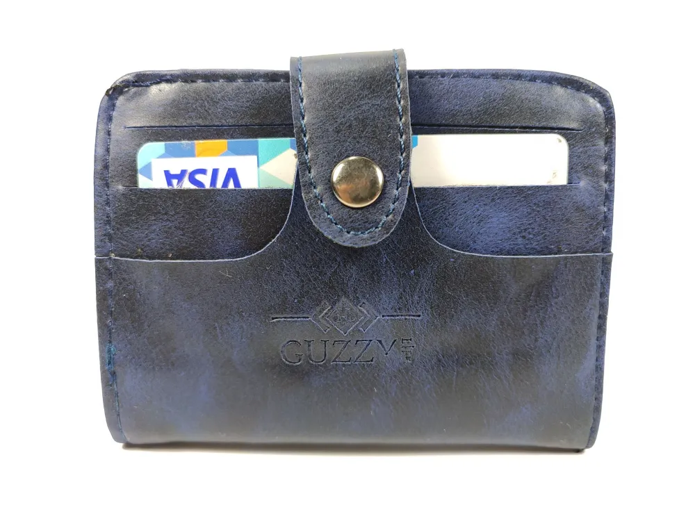 Hedi̇ye Kutulu Şık Deri̇ Cüzdan Kartlık Ve Kağıt Para Bölmeli̇