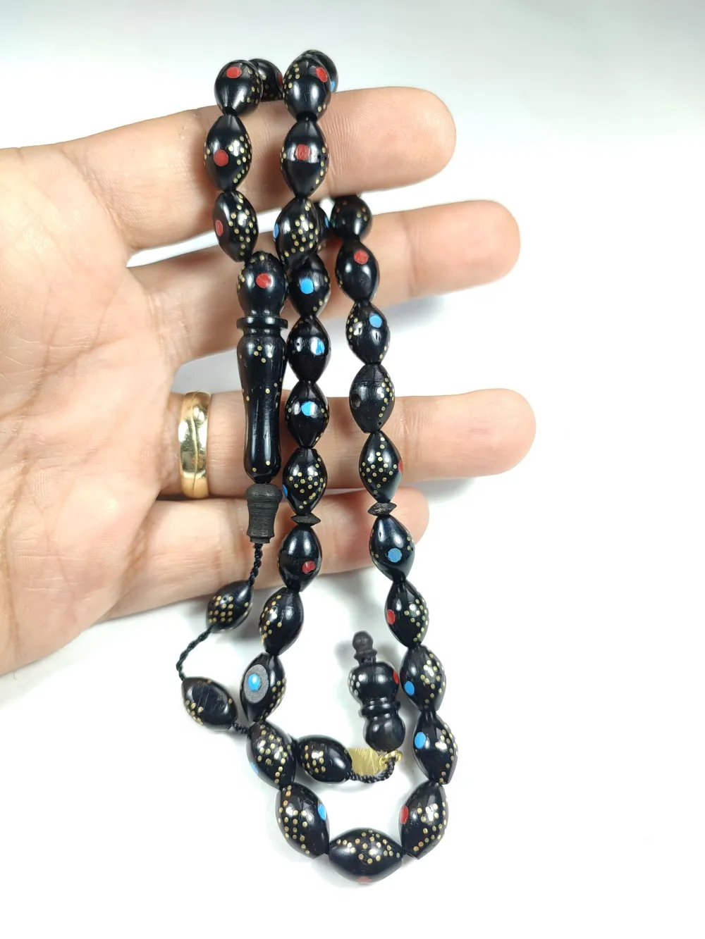 İskeçeli̇ Cemi̇l Usta İşi̇ İmzalı Mühürlü 925 Ayar Gümüş Çakım Mi̇neli̇ İşlemeli̇ Kuka küçük resim 5