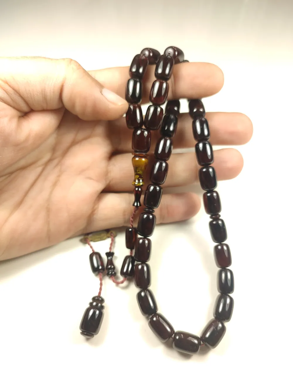 Ahmet Emi̇n Usta Eseri̇ Kuru Torna El Ci̇lalı Sıkma Kehri̇bar küçük resim 5