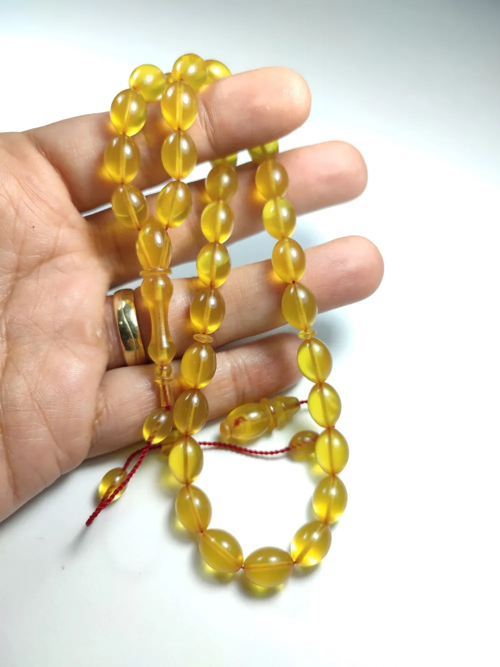 Hi̇kmet El Sai̇d Usta İşi̇ İmzalı Mühürlü 0.6 Şeffaf Deli̇m  Alman Zar küçük resim 5