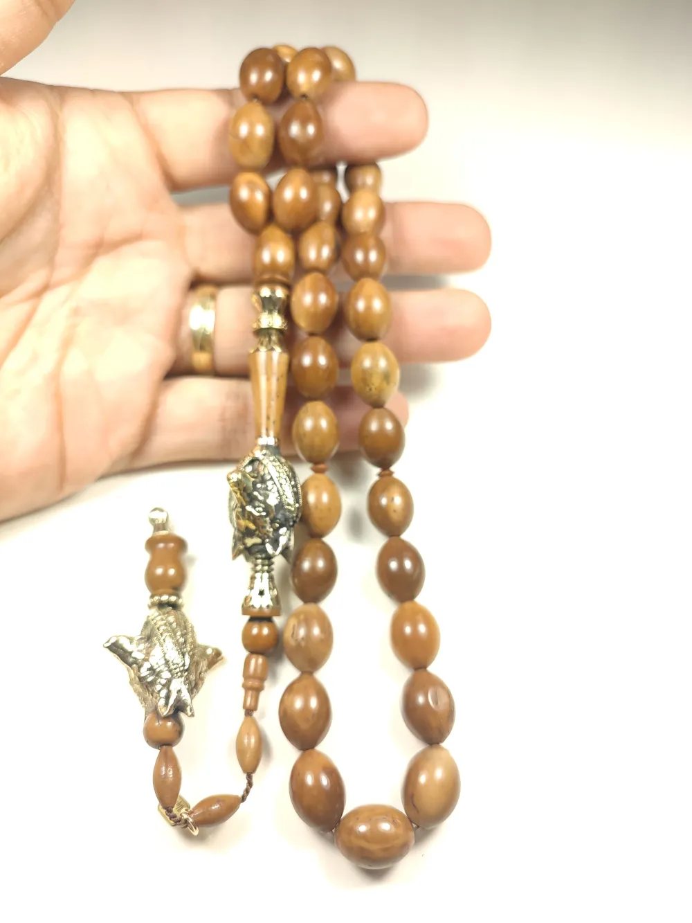 Başka Yerde Yok!!! Mustafa Uysali̇ Usta Eseri̇ Gümüş Nakkaş İri̇ Boy Kuka küçük resim 5