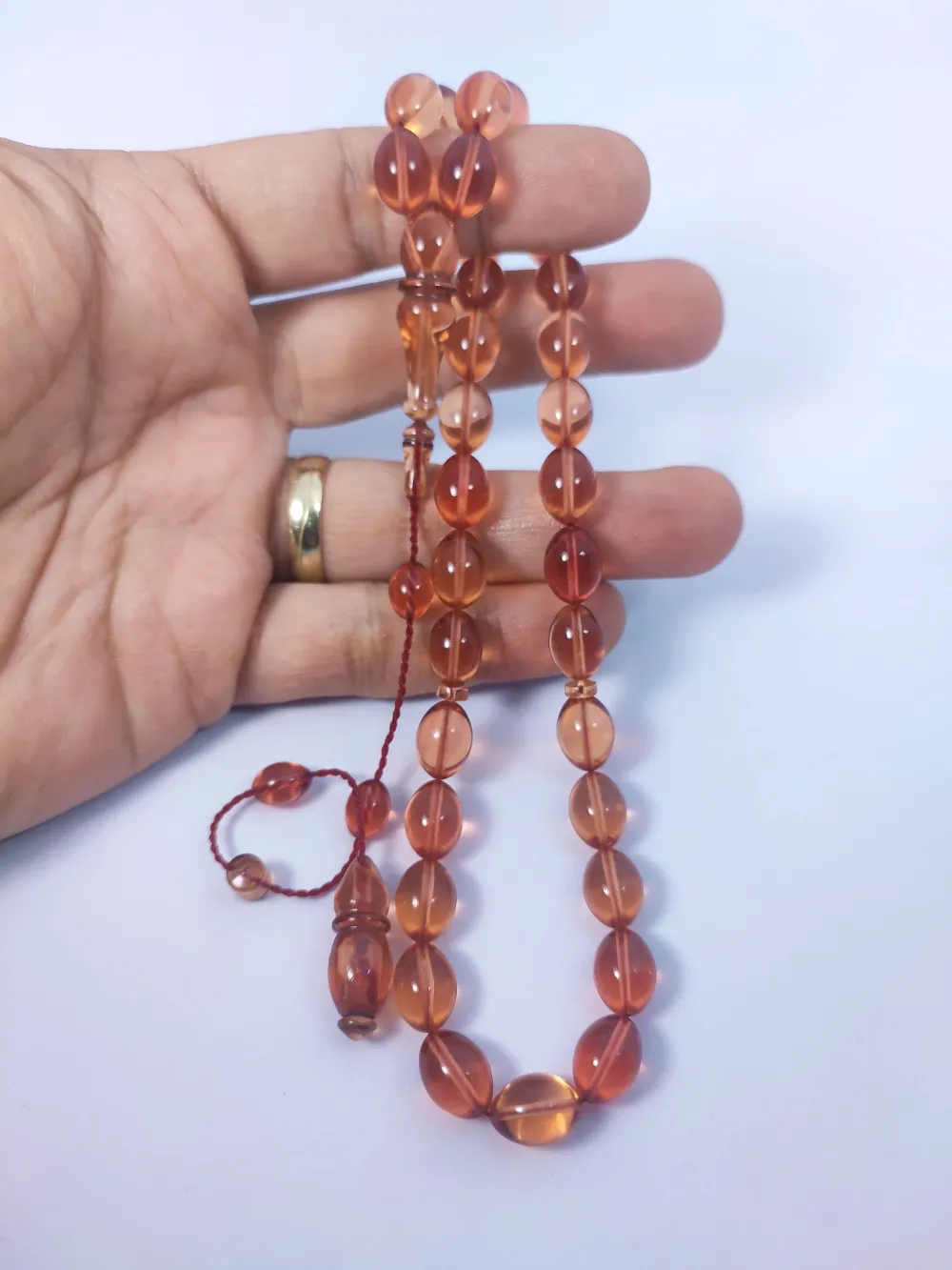 Muhammed Taci̇r Usta Eseri̇ 0.6 Deli̇m Çi̇ft Ci̇lalı Alman Zar Kehri̇bar küçük resim 4